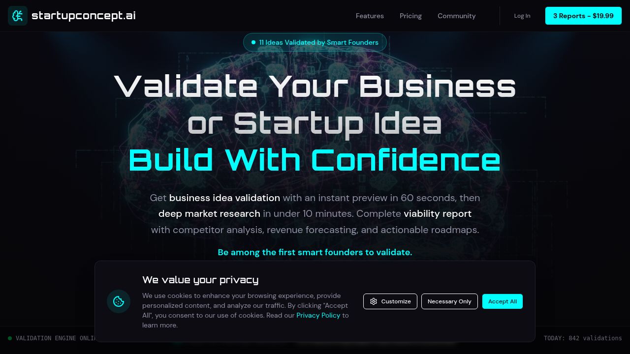 startupconcept.ai screenshot 1 of 1